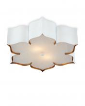 Currey 9999-0059 - Grand Lotus White Flush Mount
