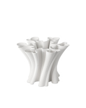 Currey 1200-0935 - Godet Twist White Vase