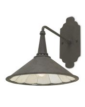 Currey 5151 - Manuscript Black Wall Sconce